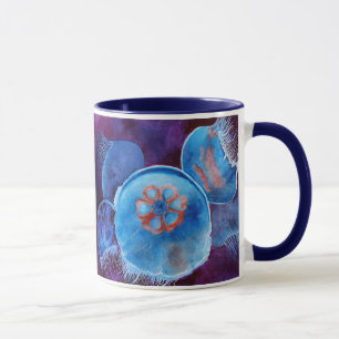 Taza de los pescados de jalea