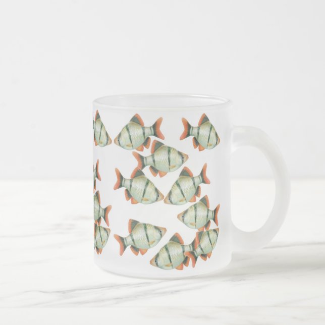 Taza de los pescados del acuario de las lengüetas (Derecha)