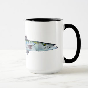 Taza de los pescados del Barracuda