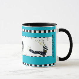taza de los "pilates y del café"