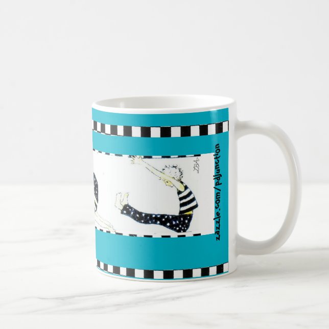 taza de los "pilates y del café" (Derecha)