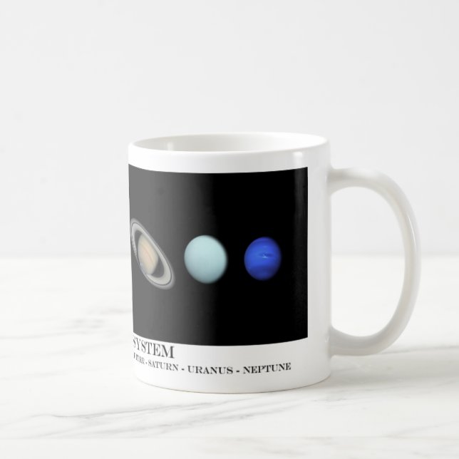 Taza de los planetas de la Sistema Solar (Derecha)