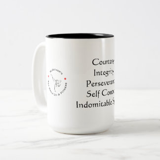 Taza de los principios del Taekwondo