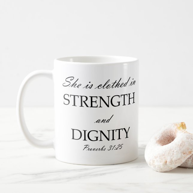 Taza de los proverbios 31 (Con donut)