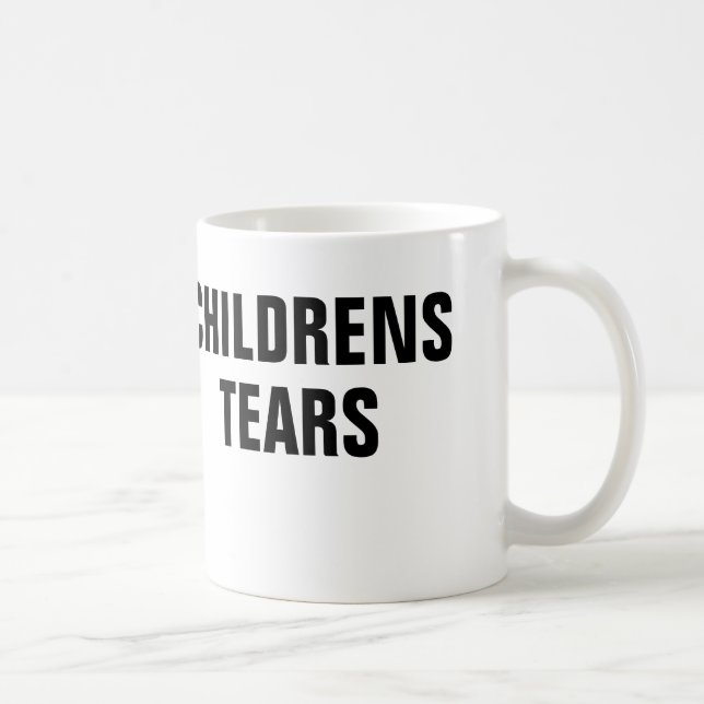 Taza de los rasgones de los niños (Derecha)
