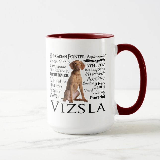 Taza de los rasgos de Vizsla (Derecha)