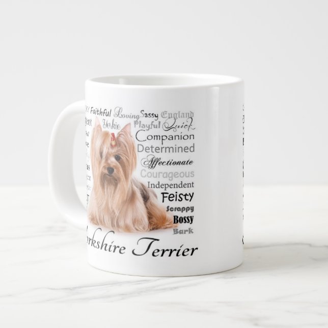 Taza de los rasgos de Yorkie (Izquierda)