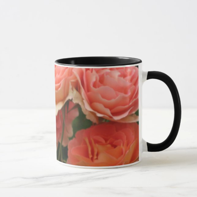 Taza de los rosas del melocotón (Derecha)