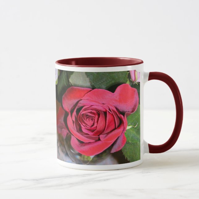 Taza de los rosas rojos (Derecha)