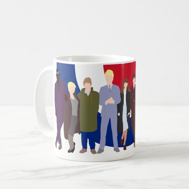 Taza de los scooterists de la blanco de la MOD (Anverso izquierdo)