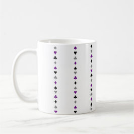 Taza de los símbolos del orgullo del as