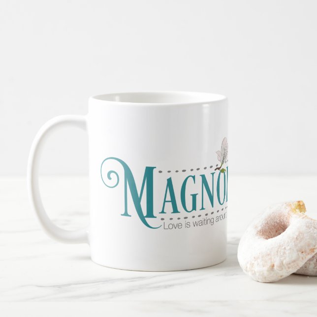 Taza de los sonidos de la magnolia (nuevo (Con donut)