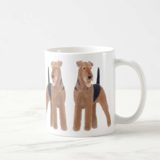 Taza de los terrieres de Airedale (Derecha)