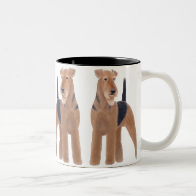 Taza de los terrieres de Airedale (Derecha)