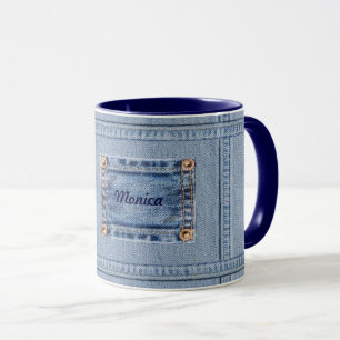 Taza de los vaqueros con su nombre