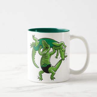 Taza de lucha del cocodrilo