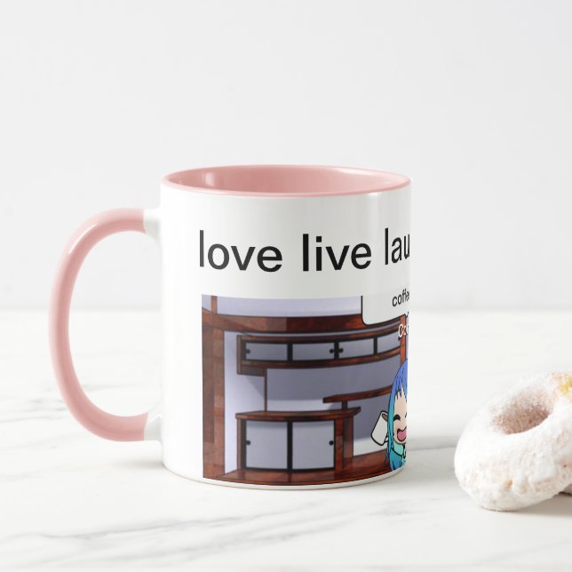 Taza de Lunime de la vida de Gacha (Con donut)