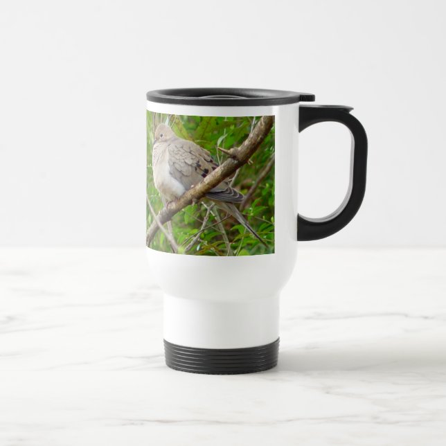 Taza de luto del viaje del pájaro de la paloma (Derecha)