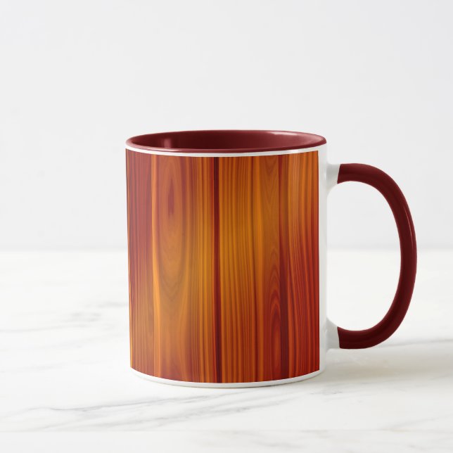 Taza de madera de la teca (Derecha)