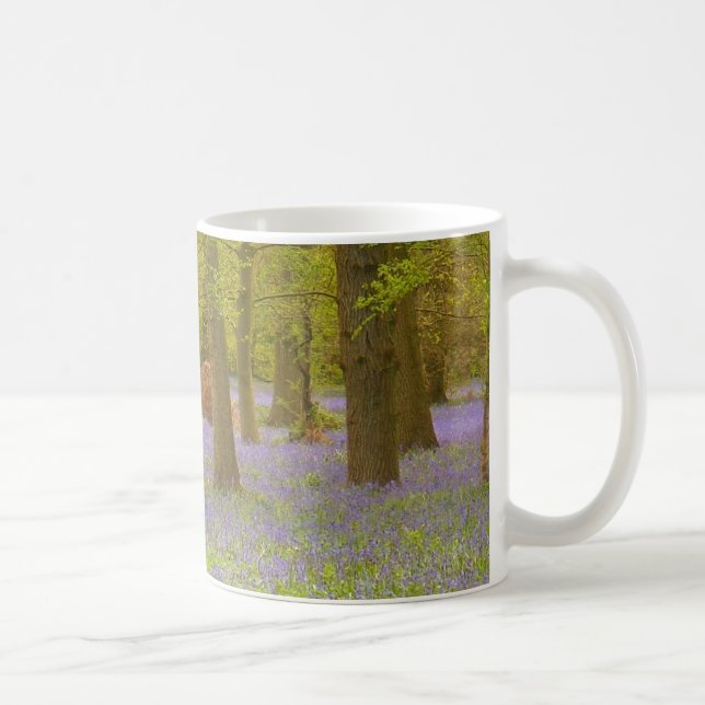Taza de madera del Bluebell (Derecha)