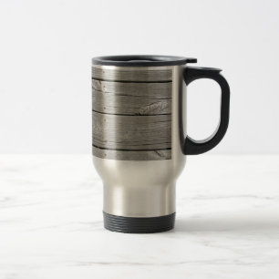 Taza de madera resistida del viaje