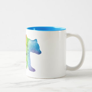 Taza de mamá Bear Watercolor Family Pride