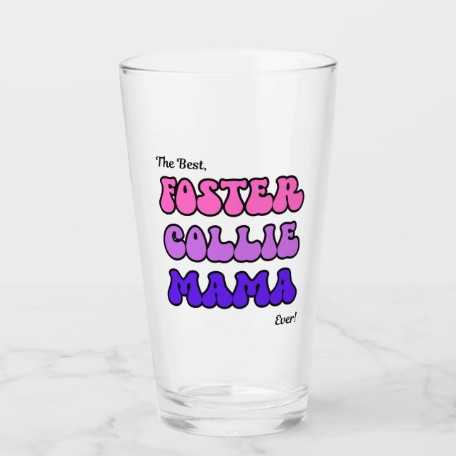 Taza de mamá collie adoptiva (Anverso)