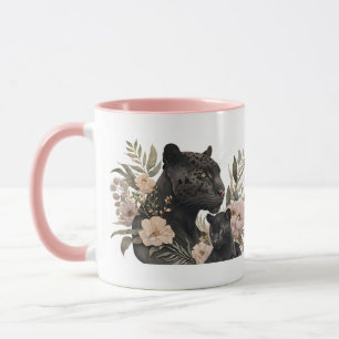 Taza de Mamá Pantera con Cachorro