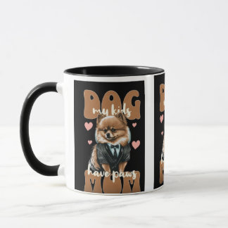 Taza de Mamá Perro – “Trabajo duro para que mi per