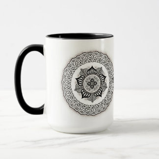 Taza de Mandala de Flor