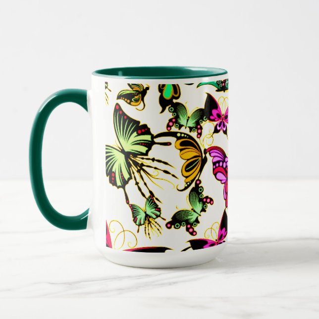 Taza de mariposas (Izquierda)