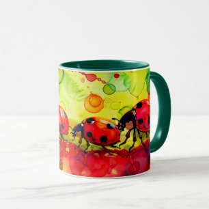 Taza de mariquita