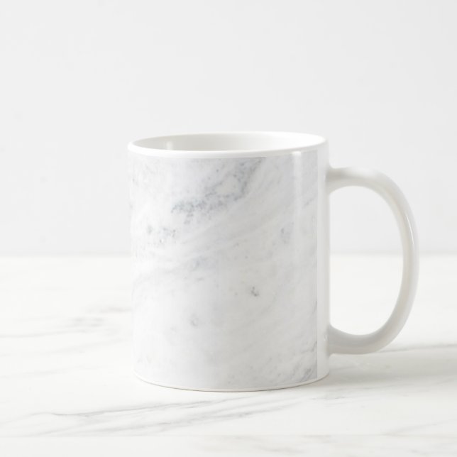Taza de mármol blanca (Derecha)