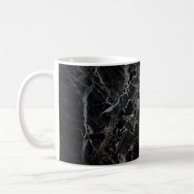Taza de mármol negra (Izquierda)