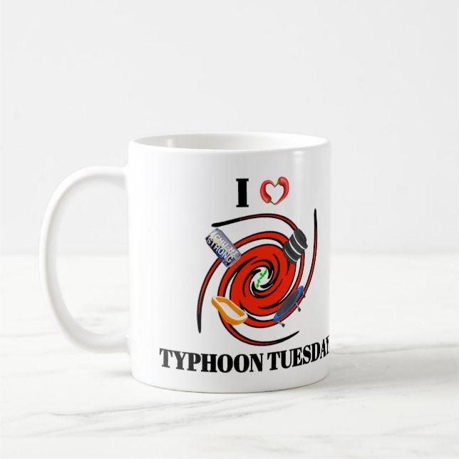 Taza de martes del tifón del ♡ I (Izquierda)