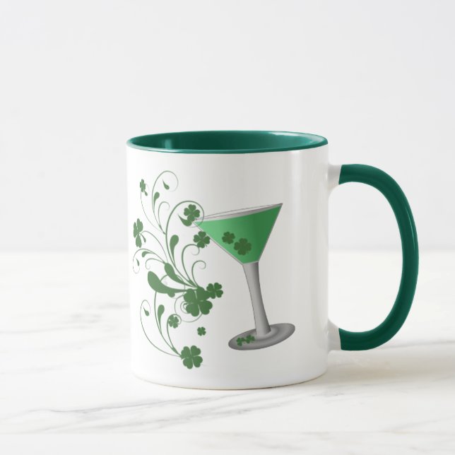 Taza de Martini del día de St Patrick (Derecha)