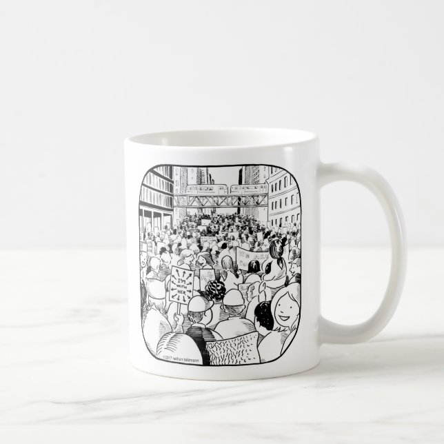 Taza de marzo Chicago de las mujeres (Derecha)