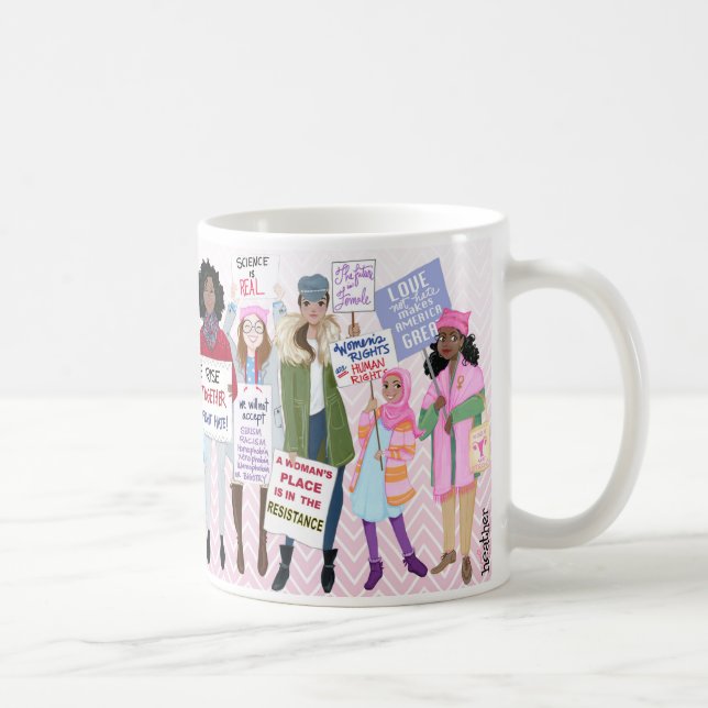 Taza de marzo de las mujeres (Derecha)