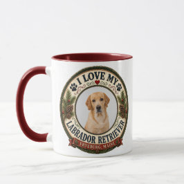 Taza de mascota personalizada 'Amo a mi Labrador R