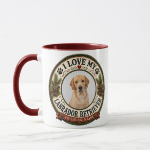 Taza de mascota personalizada 'Amo a mi Labrador R