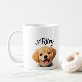 Taza de mascota personalizada con nombre, café de 