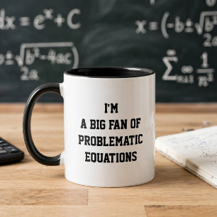 Taza de matemáticas divertidas: soy un gran fanáti