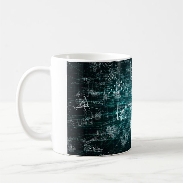 taza de matemático, nerd, ingeniero con matemática (Izquierda)