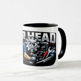 Taza de Mecánicos Freaks de Engranajes