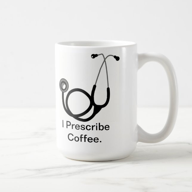 Taza de médico divertida - Receto café (Derecha)