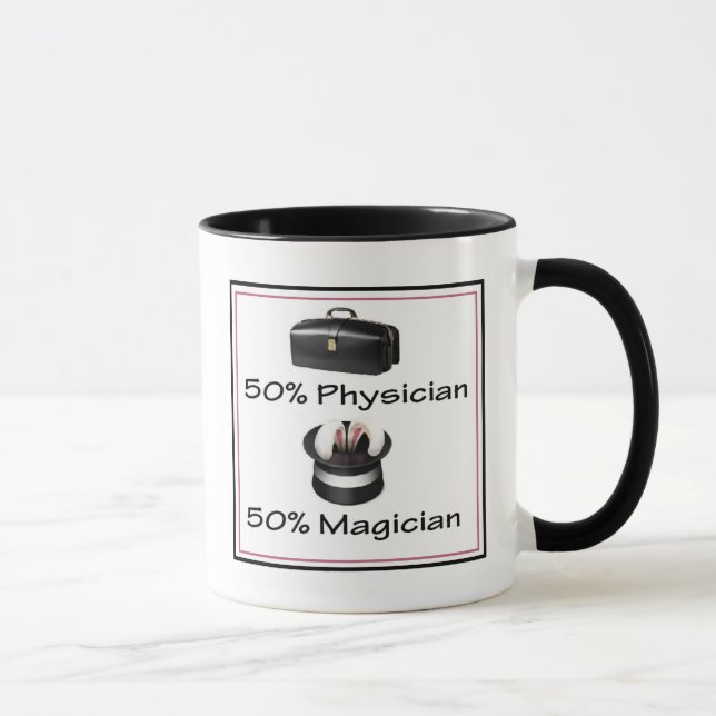 Taza de médico mago divertido (Derecha)