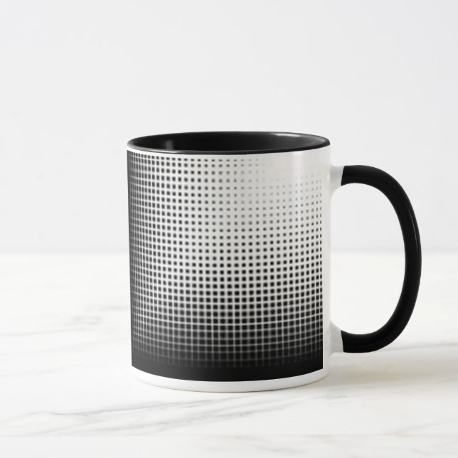 Taza de medio tono abstracto (Derecha)