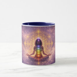 Taza de Meditación Chakra Arte Espiritual