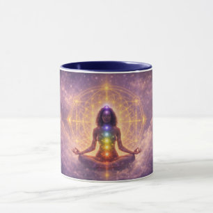 Taza de Meditación Chakra Arte Espiritual