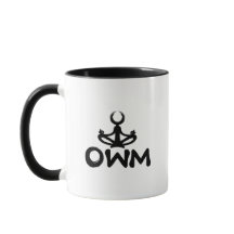 Taza de meditación de mantra de una palabra